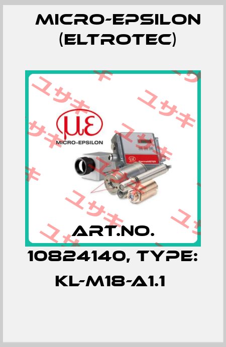 Art.No. 10824140, Type: KL-M18-A1.1  Micro-Epsilon (Eltrotec)