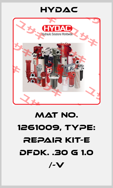 Mat No. 1261009, Type: REPAIR KIT-E DFDK. .30 G 1.0 /-V Hydac