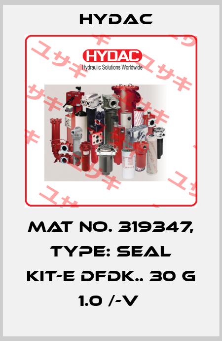 Mat No. 319347, Type: SEAL KIT-E DFDK.. 30 G 1.0 /-V  Hydac