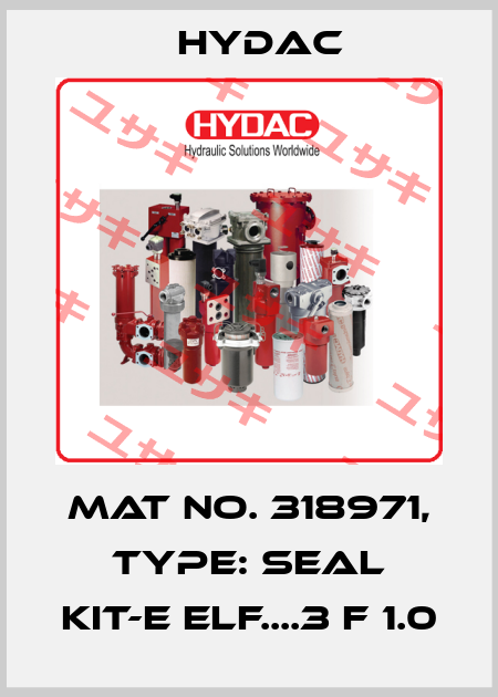 Mat No. 318971, Type: SEAL KIT-E ELF....3 F 1.0 Hydac