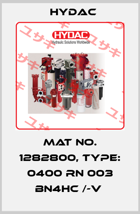 Mat No. 1282800, Type: 0400 RN 003 BN4HC /-V  Hydac