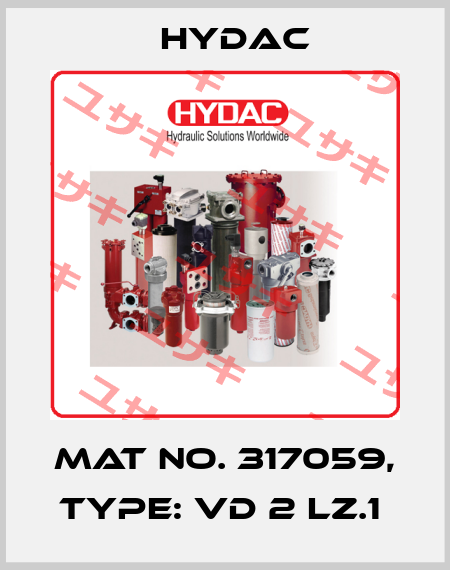 Mat No. 317059, Type: VD 2 LZ.1  Hydac