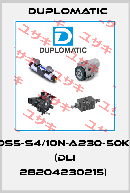 DS5-S4/10N-A230-50K1 (DLI 28204230215)  Duplomatic