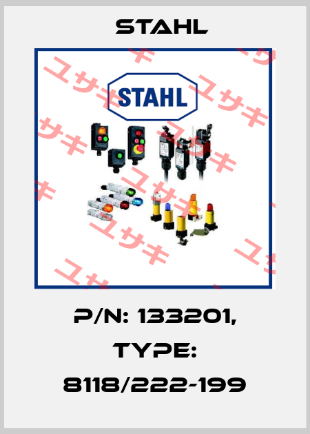 P/N: 133201, Type: 8118/222-199 Stahl