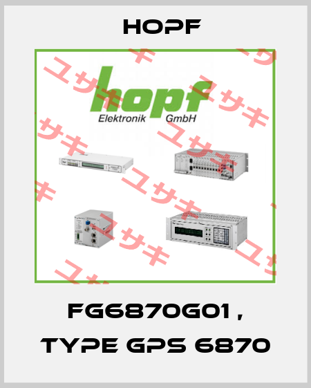 FG6870G01 , type GPS 6870 Hopf