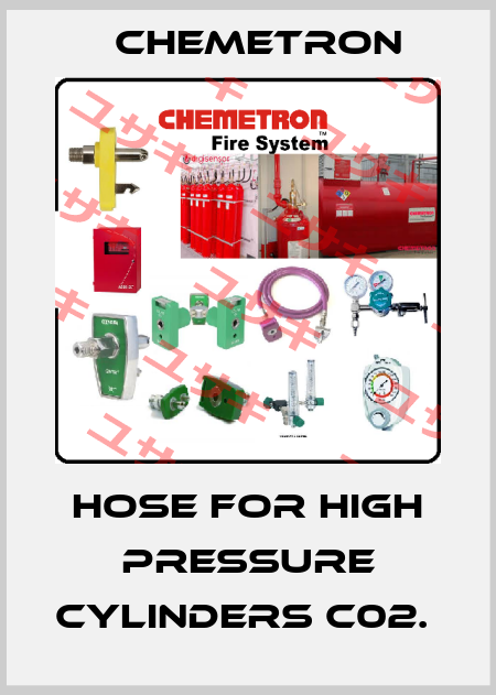 HOSE FOR HIGH PRESSURE CYLINDERS C02.  Chemetron