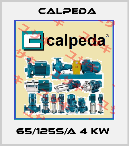 65/125S/A 4 KW  Calpeda