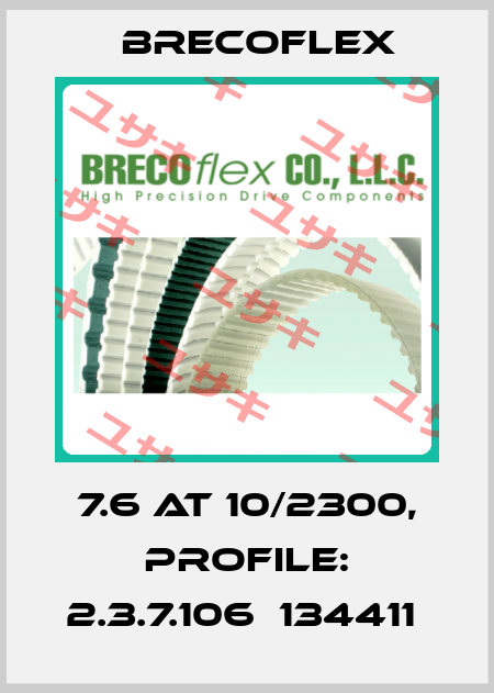 7.6 AT 10/2300, PROFILE: 2.3.7.106  134411  Brecoflex