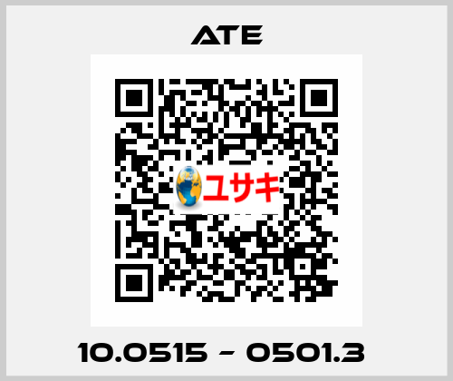10.0515 – 0501.3  Ate
