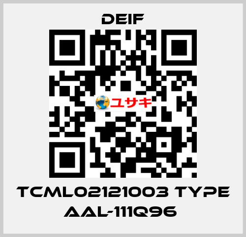 TCML02121003 TYPE AAL-111Q96  Deif