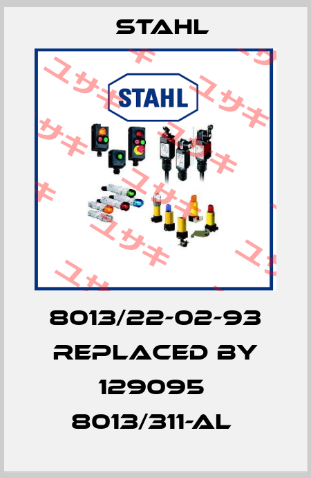 8013/22-02-93 REPLACED BY 129095  8013/311-al  Stahl