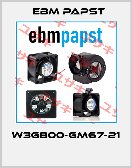 W3G800-GM67-21  EBM Papst