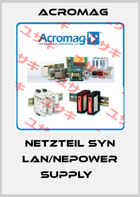 NETZTEIL SYN LAN/NEPower supply   Acromag
