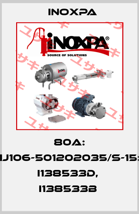 80A: 1J106-501202035/S-15: I138533D,  I138533B  Inoxpa