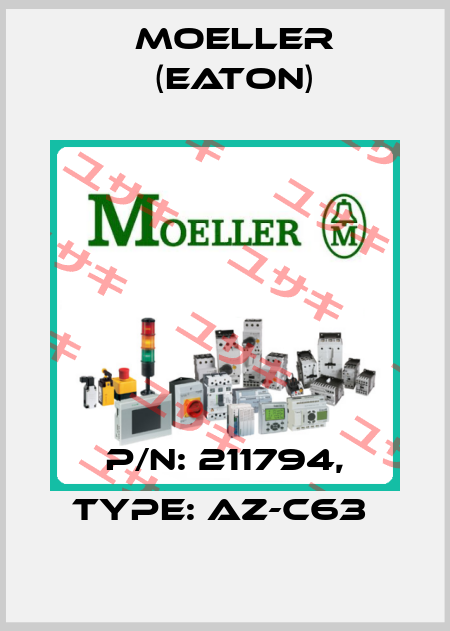 P/N: 211794, Type: AZ-C63  Moeller (Eaton)