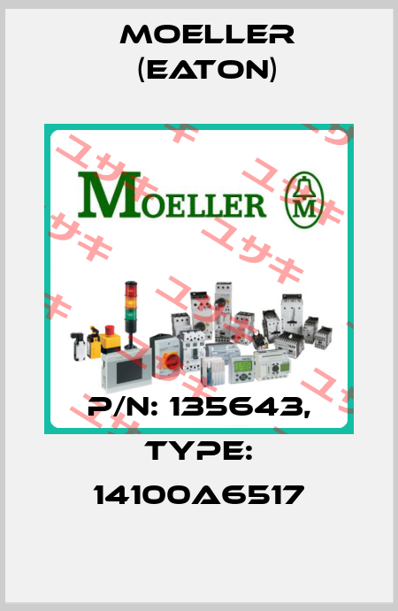 P/N: 135643, Type: 14100A6517 Moeller (Eaton)