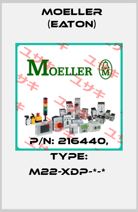 P/N: 216440, Type: M22-XDP-*-*  Moeller (Eaton)