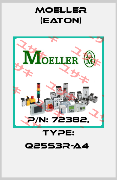 P/N: 72382, Type: Q25S3R-A4  Moeller (Eaton)