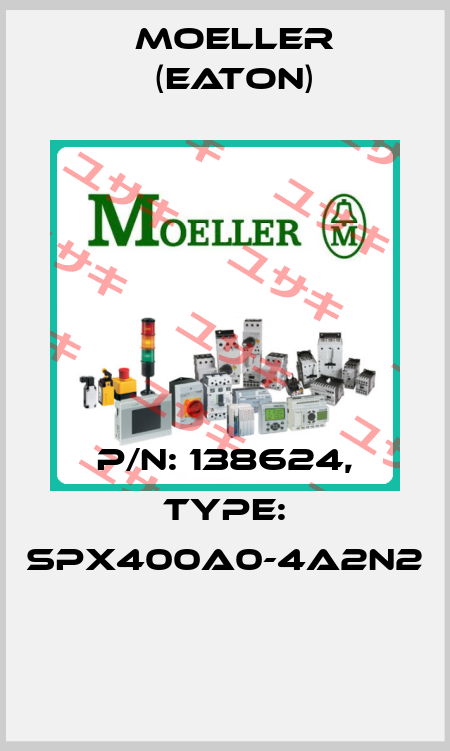 P/N: 138624, Type: SPX400A0-4A2N2  Moeller (Eaton)