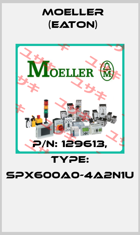 P/N: 129613, Type: SPX600A0-4A2N1U  Moeller (Eaton)