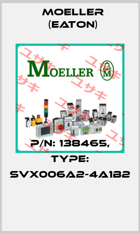 P/N: 138465, Type: SVX006A2-4A1B2  Moeller (Eaton)