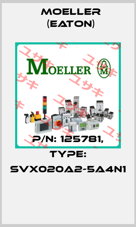 P/N: 125781, Type: SVX020A2-5A4N1  Moeller (Eaton)