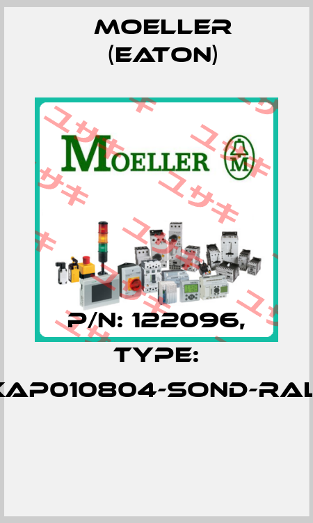 P/N: 122096, Type: XAP010804-SOND-RAL*  Moeller (Eaton)