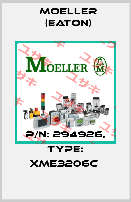 P/N: 294926, Type: XME3206C  Moeller (Eaton)