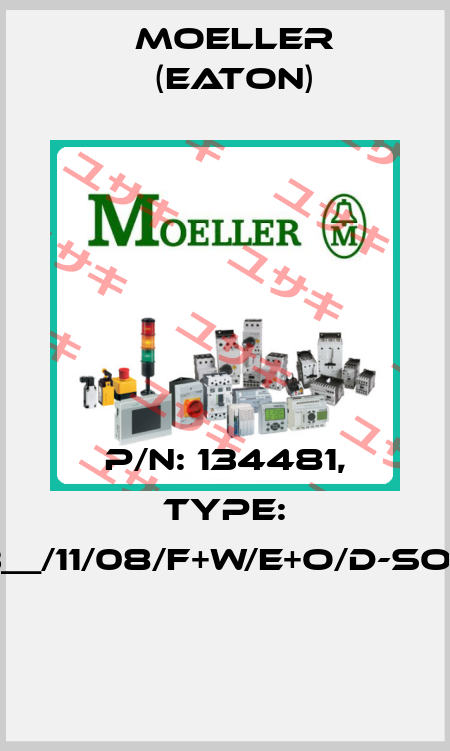 P/N: 134481, Type: XMI63/3__/11/08/F+W/E+O/D-SOND-RAL*  Moeller (Eaton)