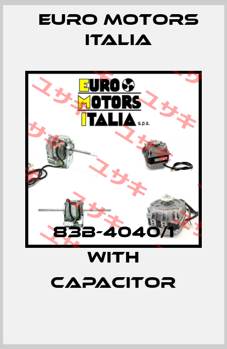 83B-4040/1 WITH CAPACITOR Euro Motors Italia