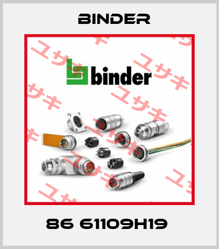 86 61109H19  Binder