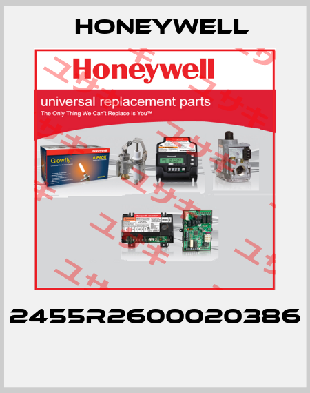2455R2600020386  Honeywell