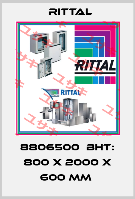8806500  BHT: 800 x 2000 x 600 mm  Rittal
