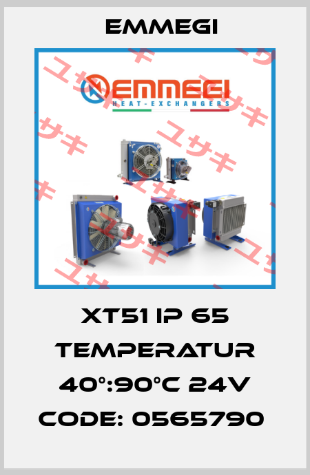 XT51 IP 65 Temperatur 40°:90°C 24V Code: 0565790  Emmegi