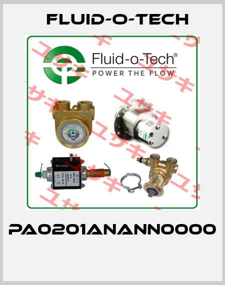 PA0201ANANN0000  Fluid-O-Tech