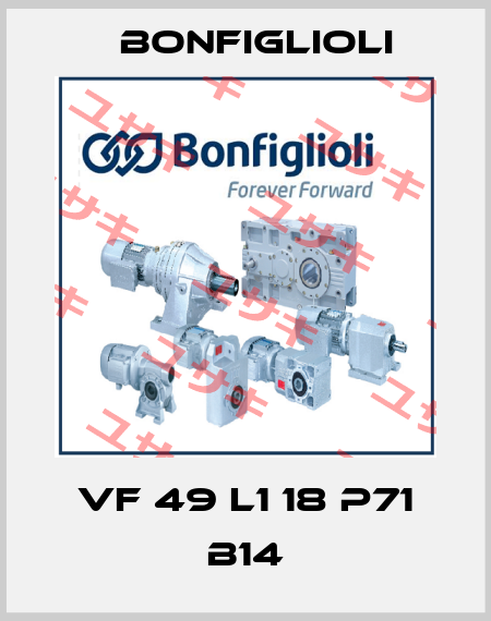 VF 49 L1 18 P71 B14 Bonfiglioli