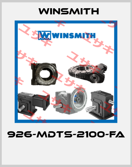 926-MDTS-2100-FA  Winsmith
