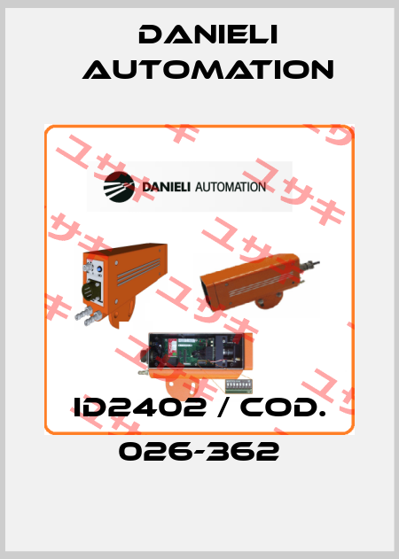 ID2402 / cod. 026-362 DANIELI AUTOMATION