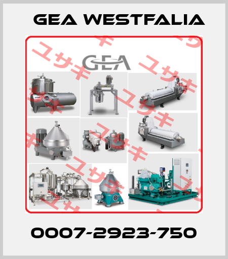 0007-2923-750 Gea Westfalia