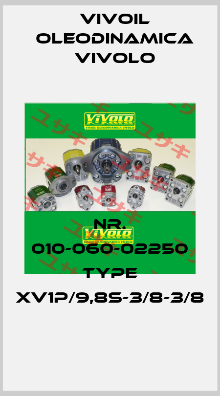 Nr. 010-060-02250 Type XV1P/9,8S-3/8-3/8 Vivoil Oleodinamica Vivolo