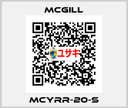 MCYRR-20-S McGill