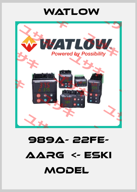 989A- 22FE- AARG  <- ESKI MODEL  Watlow
