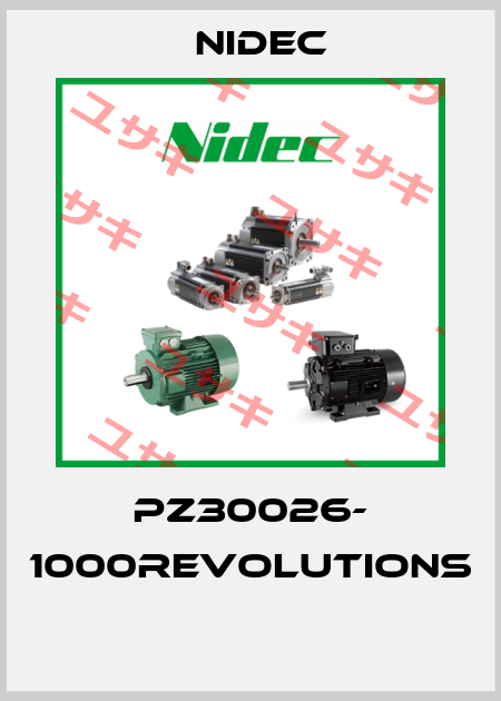 PZ30026- 1000Revolutions  Nidec