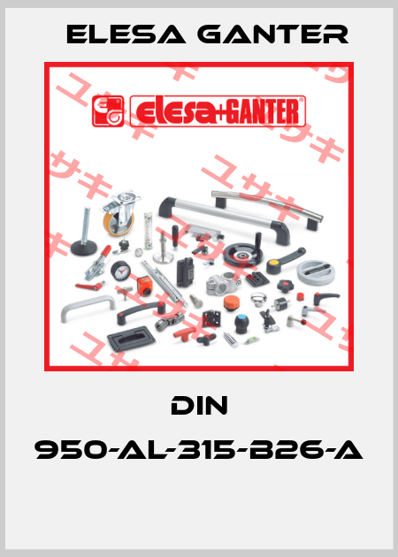 DIN 950-AL-315-B26-A  Elesa Ganter