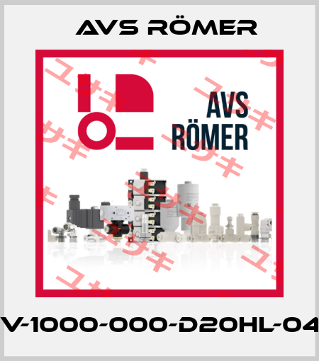 XGV-1000-000-D20HL-04-10 Avs Römer