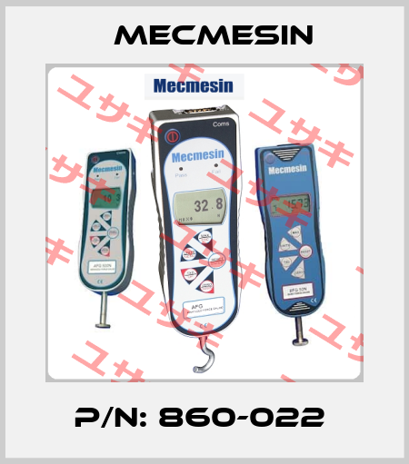 P/N: 860-022  Mecmesin