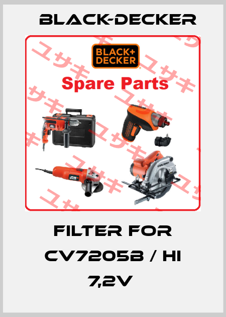 Filter For CV7205B / Hi 7,2v  Black-Decker