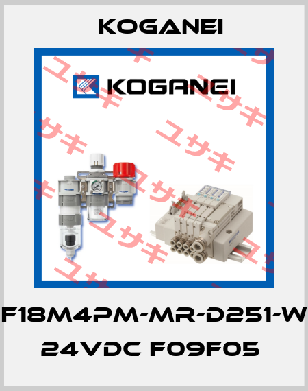 F18M4PM-MR-D251-W 24VDC F09F05  Koganei
