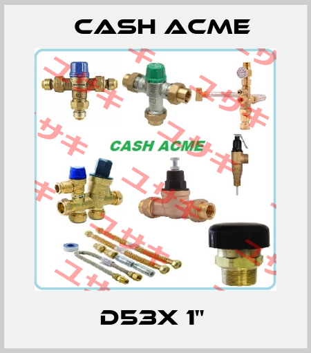 D53X 1"  Cash Acme