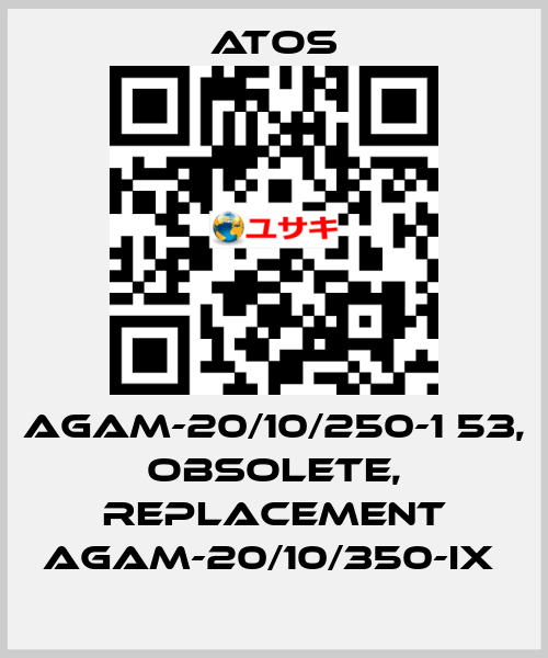 AGAM-20/10/250-1 53, obsolete, replacement AGAM-20/10/350-IX  Atos